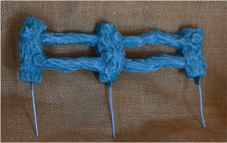 MS 050 – Fence wood effect