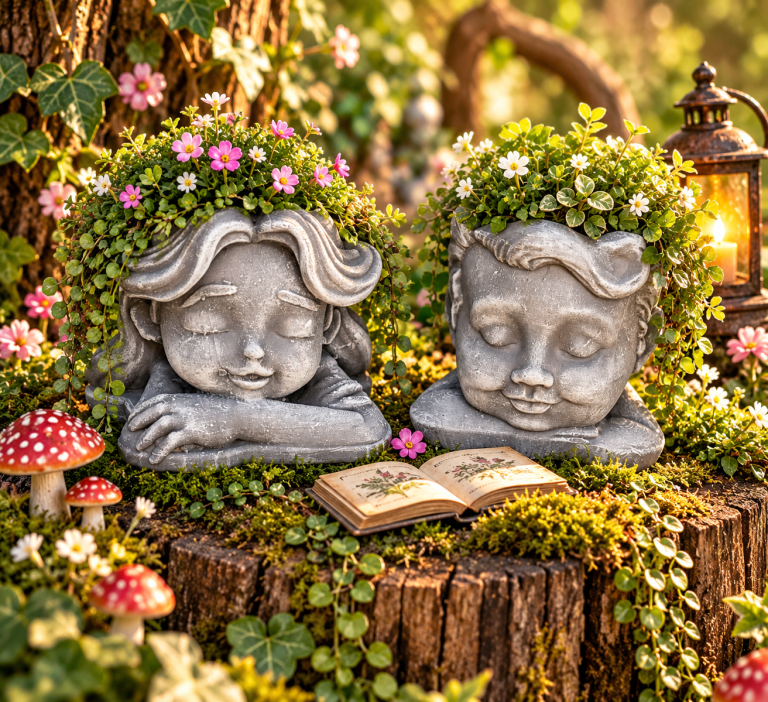 The Dreamers’ Garden Duo — garden display