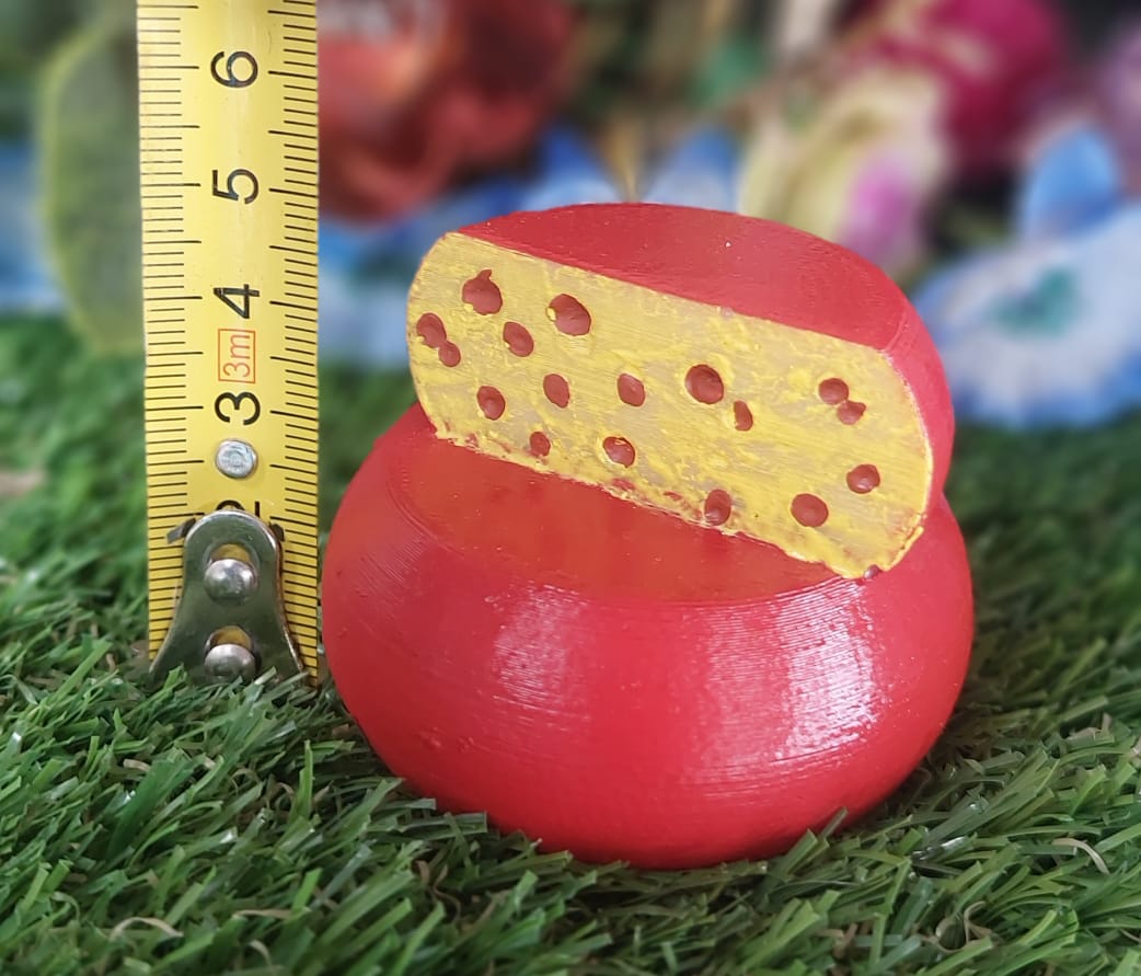 Giant Fairy Cheese Wheel — size reference