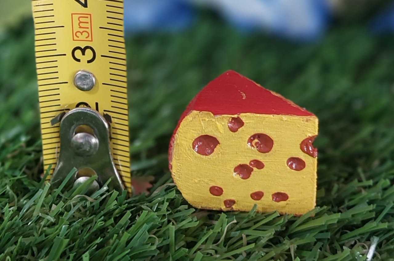 Fairy Cheese Wedge — size reference