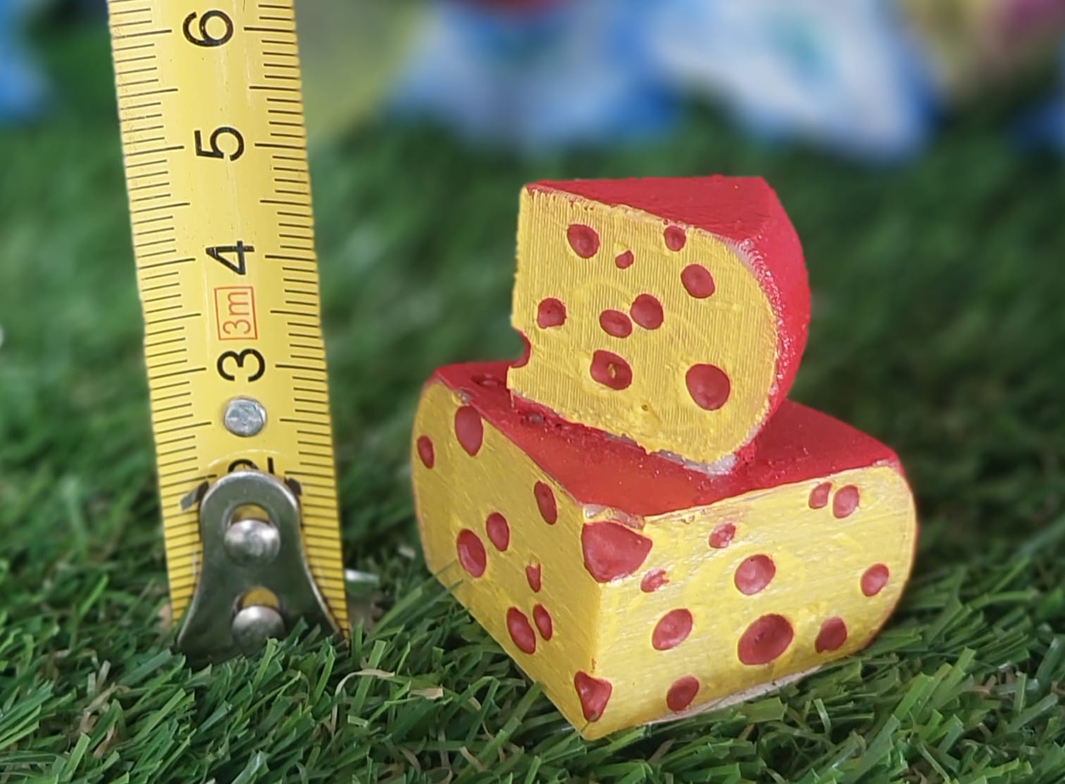 The Tiny Town Cheese Wheel — size reference