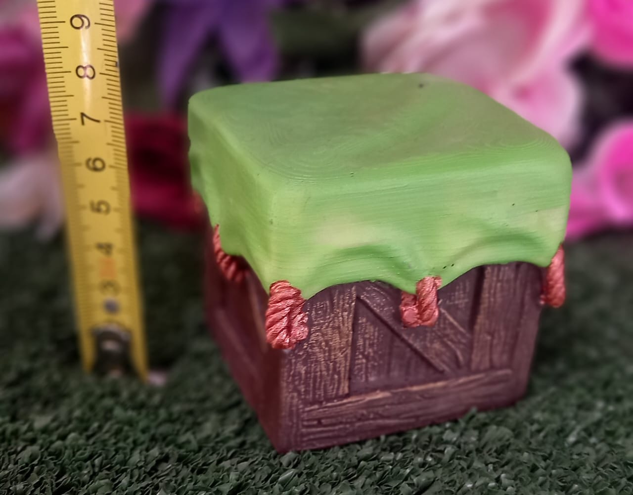 The Tiny Town Market Crate — size reference